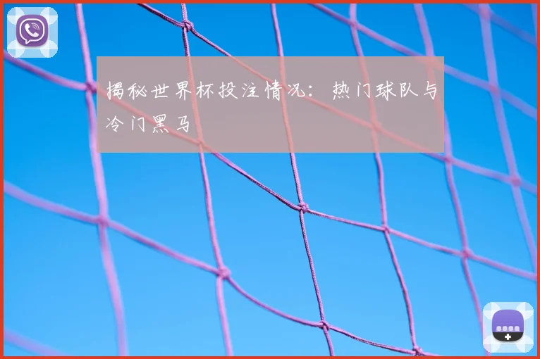 揭秘世界杯投注情况:热门球队与冷门黑马